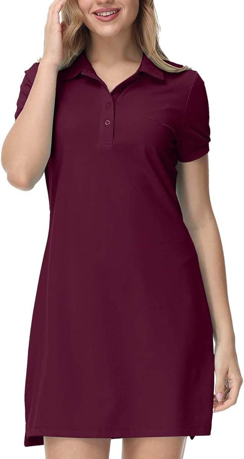 Women T Shirt Dress Hiking/Tennis/Golf/Leisure Comfortable and Soft Athletic Dress for Women