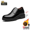 Spring And Autumn Men&#39;s Leather Shoes Men&#39;s 8cm Height Increasing Insole 10cm Thick Bottom Business Formal Wear Shoes