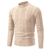 Men&#39;s Round Neck Twisted Pullover Men&#39;s Knitwear