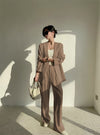 Casual Temperament Twinset Spring And Autumn Women&#39;s Suit