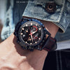 Luminous Large Dial Multifunctional Men&#39;s Watch