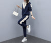 Thickened Velvet Sport Suit Women&#39;s Long-sleeved Sweater Casual Wear