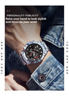 Luminous Large Dial Multifunctional Men&#39;s Watch