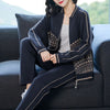 Western Style Knitted Suit Middle-aged And Elderly Casual Sports Jacket