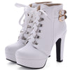 autumn and winter new high-heeled boots