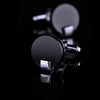 Men&#39;s Fashion Round Black Onyx Cufflinks