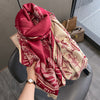 Printed All-matching Fashion Scarf Thickened Double-sided Thermal Shawl