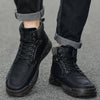 Winter Men&#39;s Boots Leisure Plus Size Fleece-lined Platform Casual Shoes Gaobang