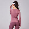 New Slim Yoga Fitness Running Long Sleeve Top Women