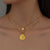 Fashionable And Elegant Stainless Steel Gold Necklace