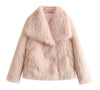 Women&#39;s Toka Fox Fur Jacket Women&#39;s Autumn And Winter Furry Fur Clothing Coat Imitation