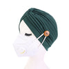 Epidemic Prevention Supplies Ladies Masks Hats Anti-Strangle Headbands Button Headbands