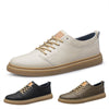 Casual Round Toe Lace-up Sneakers Men&#39;s Low Top