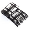 Autumn And Winter Black And White Plaid Plus-sized Thickening Thermal Men&#39;s And Women&#39;s Scarf