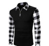 Men&#39;s Plaid Sweater Zip Jacket