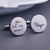 Men's Suit High-grade Cufflinks Engraved Name Pattern Cufflinks