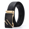 Men&#39;s Automatic Leather Buckle Business Belt