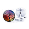 Time Stone Simple Tree Of Life Cufflinks