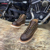 Retro Style Worker Boot Men&#39;s High-top Leather Motorcycle Boots