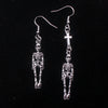 European And American Popular Exaggerated Gothic Skull Earrings