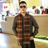 Men&#39;s Fashion Casual Warm Plaid Scarf