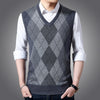 Factory Direct Sales Winter Wool Knitted Vest Middle-aged And Elderly Men&#39;s Thickened Sweater