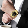 Fashion Men&#39;s Watch Solid Steel Belt Watch