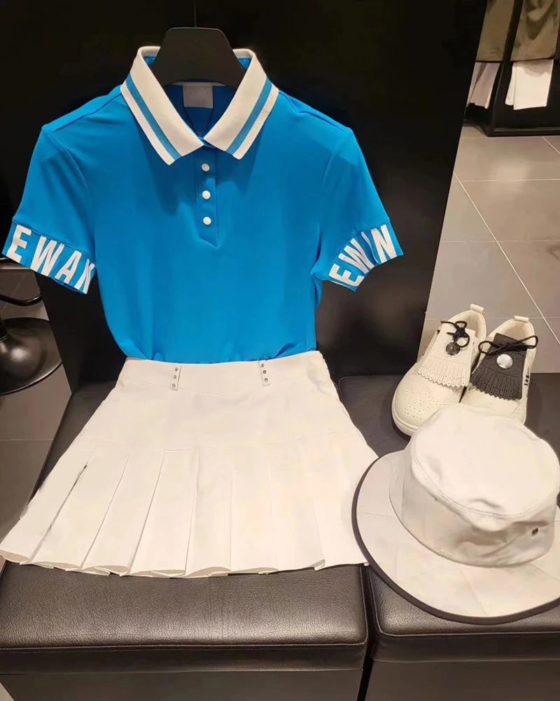 Women’s Summer Golf T-Shirt – Lightweight, Sporty, and Made to Breathe