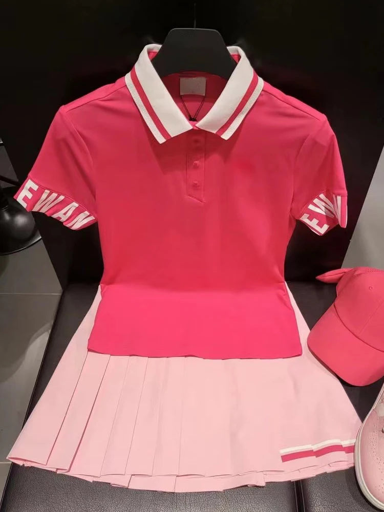 Women’s Summer Golf T-Shirt – Lightweight, Sporty, and Made to Breathe