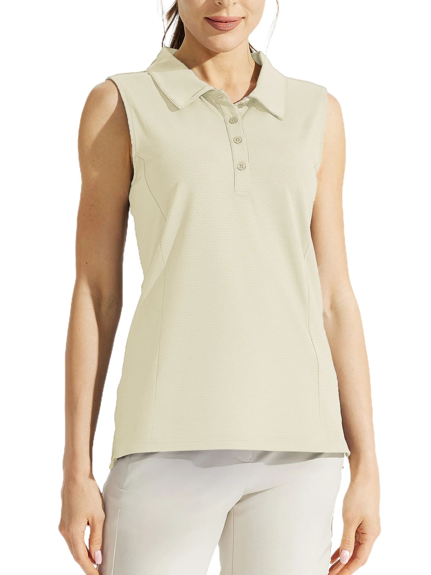Women’s Sleeveless Golf Shirt – Lightweight, Breathable, and Made to Move