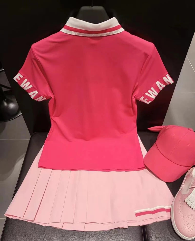 Women’s Summer Golf T-Shirt – Lightweight, Sporty, and Made to Breathe