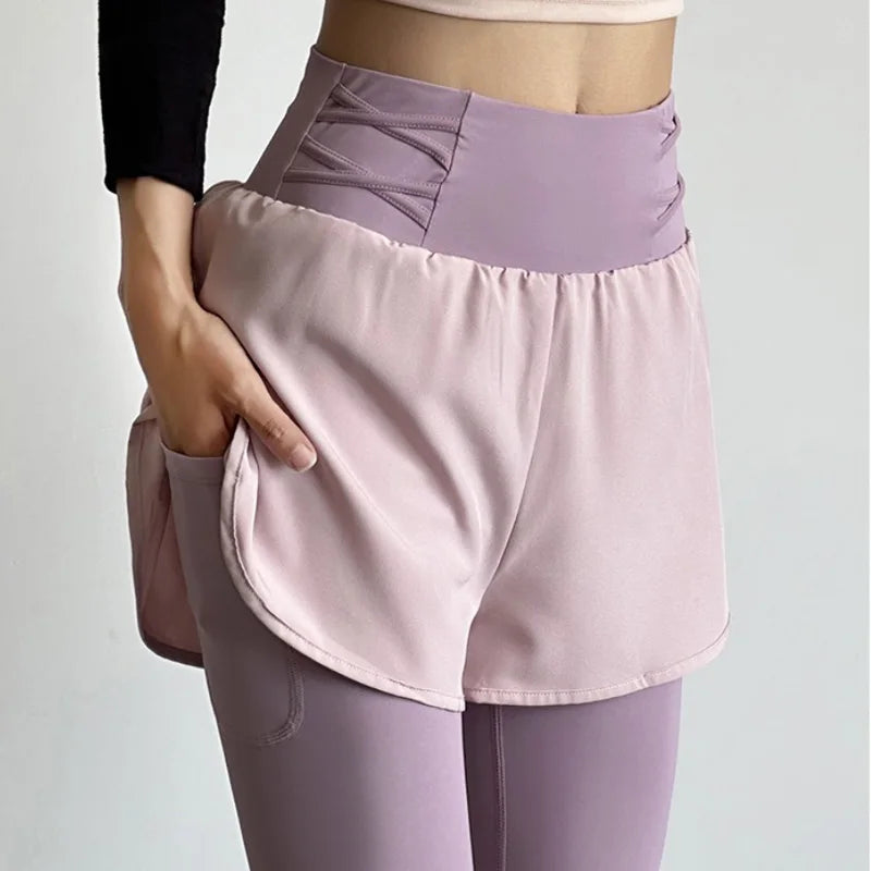 High Waist Women's Golf Skorts