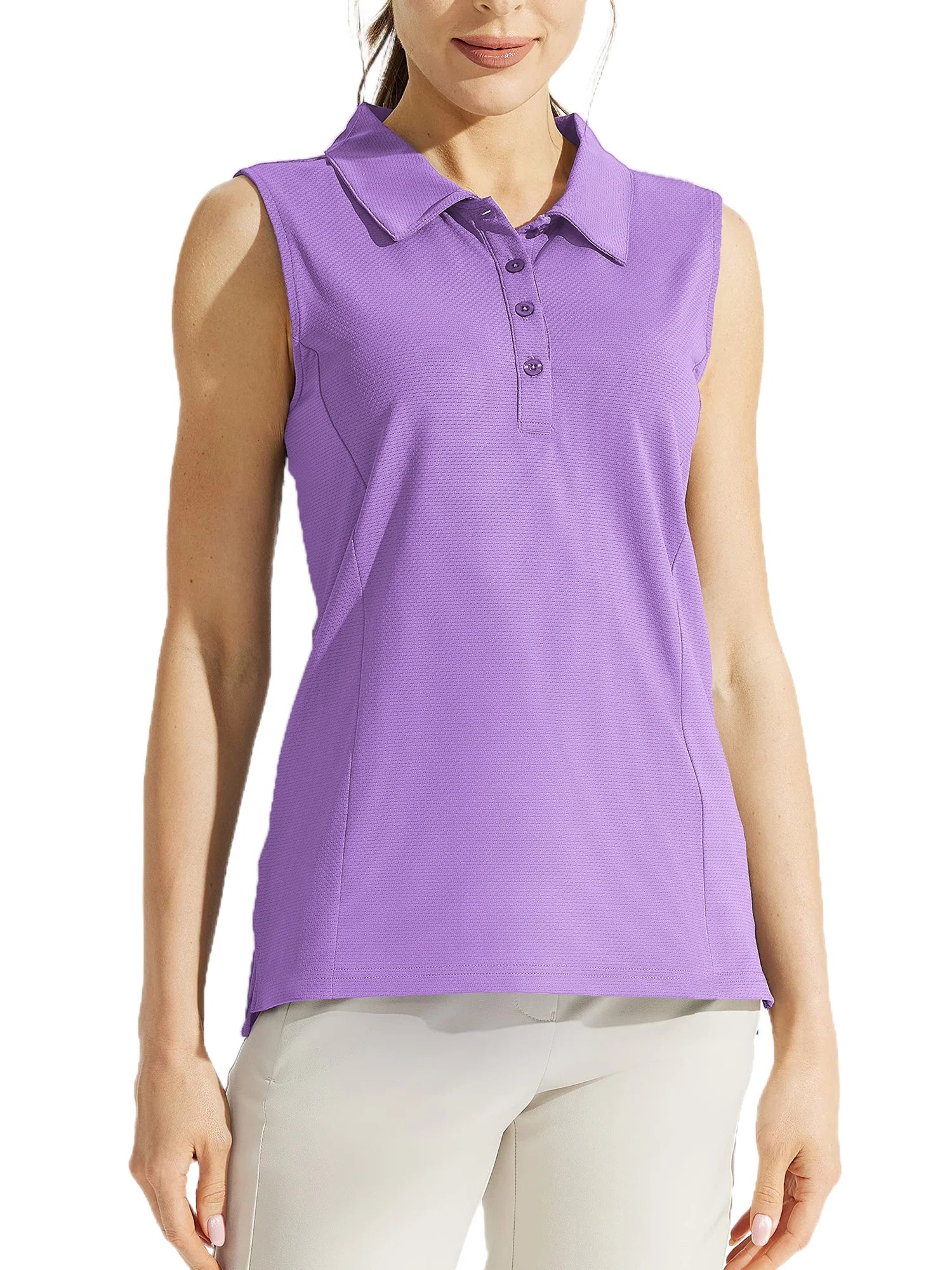 Women’s Sleeveless Golf Shirt – Lightweight, Breathable, and Made to Move