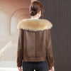 Middle-aged Women&#39;s Clothing Winter Leather Coat Casual Fashionable Jacket