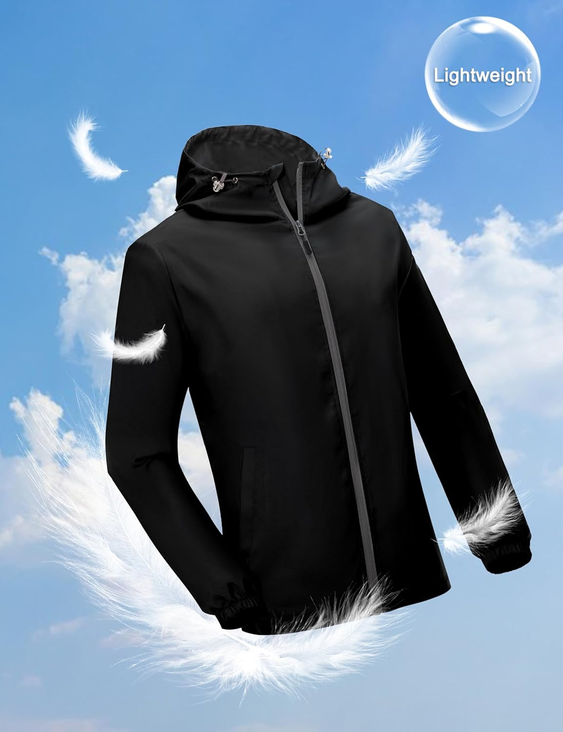 Mens Men’S Lightweight Windbreaker Jacket