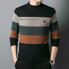 Men&#39;s Fashion Casual Round Neck Knitted Bottoming Shirt