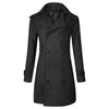 Double Breasted Mid-length Trench Coat Plus Size