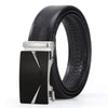 Men&#39;s Automatic Leather Buckle Business Belt