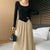 Women's Fashion Square Collar Brushed Dress