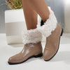 British Style Short Boots With Short Plush Autumn And Winter Ins All-match Fashion Women&#39;s Shoes