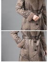 Real Fur One Woman Coat Thickened