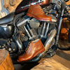 Retro GOOD YEAR Craft Black Motorcycle Handmade Boots