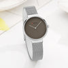 Fashion New Water Quartz Watch Women&#39;s Mesh Belt Casual Business Pointer Watch