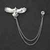 Fashion Simple Men&#39;s Chain Rudder Brooch