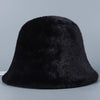 Imitation Mink Bucket Hat Women&#39;s Winter Warm And Small Face