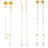 High-grade Ins Titanium Steel Earrings 18K Gold Plated Jewelry