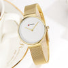 Fashion New Water Quartz Watch Women&#39;s Mesh Belt Casual Business Pointer Watch