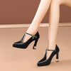 New Low-cut High Heels Women&#39;s Chunky Heel