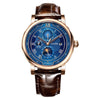 Men&#39;s Waterproof Moon Phase Automatic Mechanical Watch