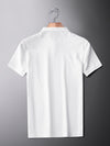 Men&#39;s Ice Silk Lapel Polo Shirt Short Sleeves